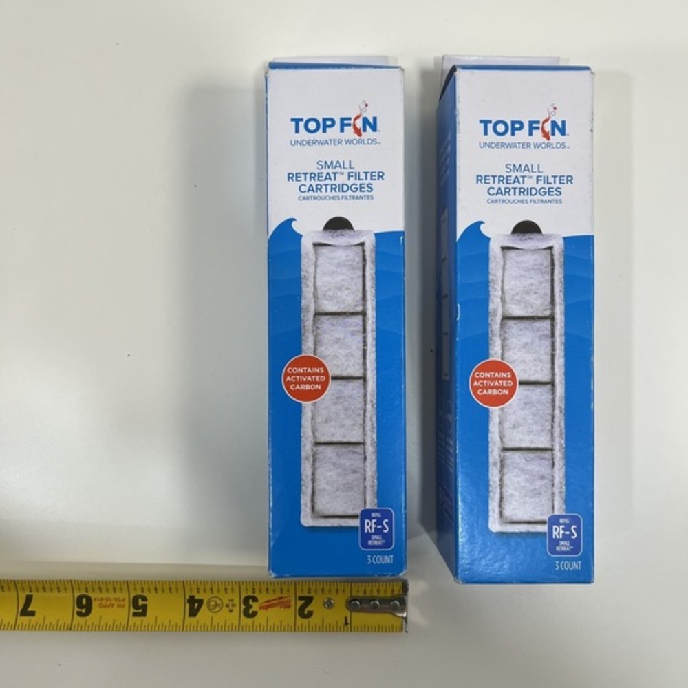 Top Fin Retreat Filter Cartridges RF-S (6 Count) 6 Month Supply Aquarium Desktop - Picture 5 of 6